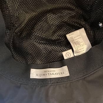 KIJIMA TAKAYUKI バケットハット ブラック 2 KIJIMA TAKAYUKI × TH エコレザーバケットハット ブラック